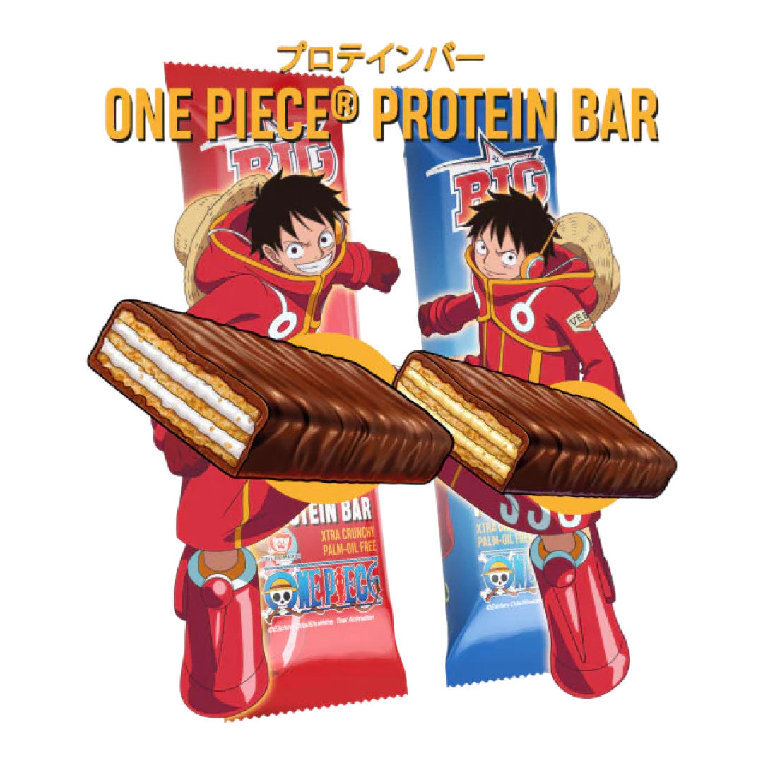 Barrita de proteínas One Piece estilo waffer de Big