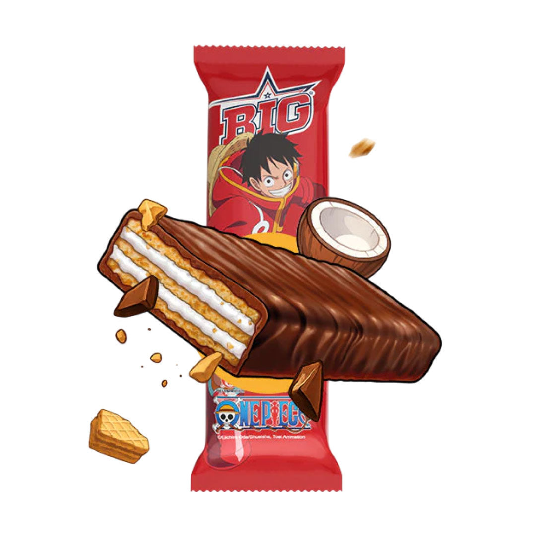 Barrita de proteínas One Piece estilo waffer de Big