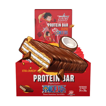 Barrita de proteínas One Piece estilo waffer de Big