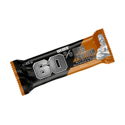 Barrita de proteínas 60% (Caja de 24 unidades x 45g) de Weider
