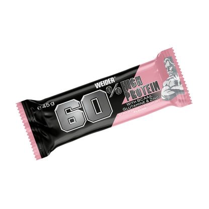 Barrita de proteínas 60% (Caja de 24 unidades x 45g) de Weider