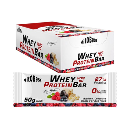 Barritas de proteínas WHEY (20uds. * 50g) by Torreblanca de Vitobest