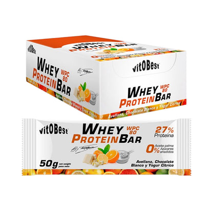 Barritas de proteínas WHEY (20uds. * 50g) by Torreblanca de Vitobest