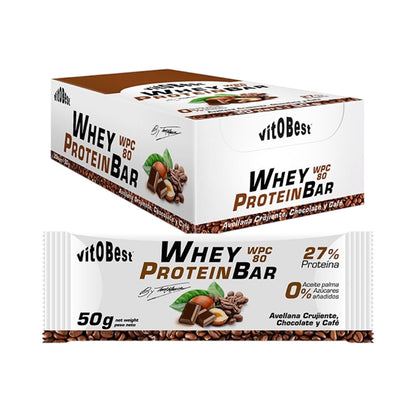 Barritas de proteínas WHEY (20uds. * 50g) by Torreblanca de Vitobest