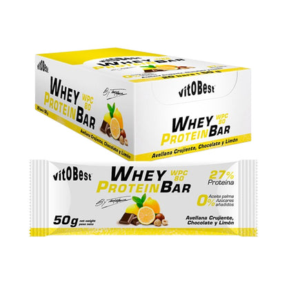 Barritas de proteínas WHEY (20uds. * 50g) by Torreblanca de Vitobest