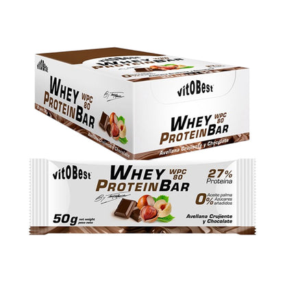 Barritas de proteínas WHEY (20uds. * 50g) by Torreblanca de Vitobest