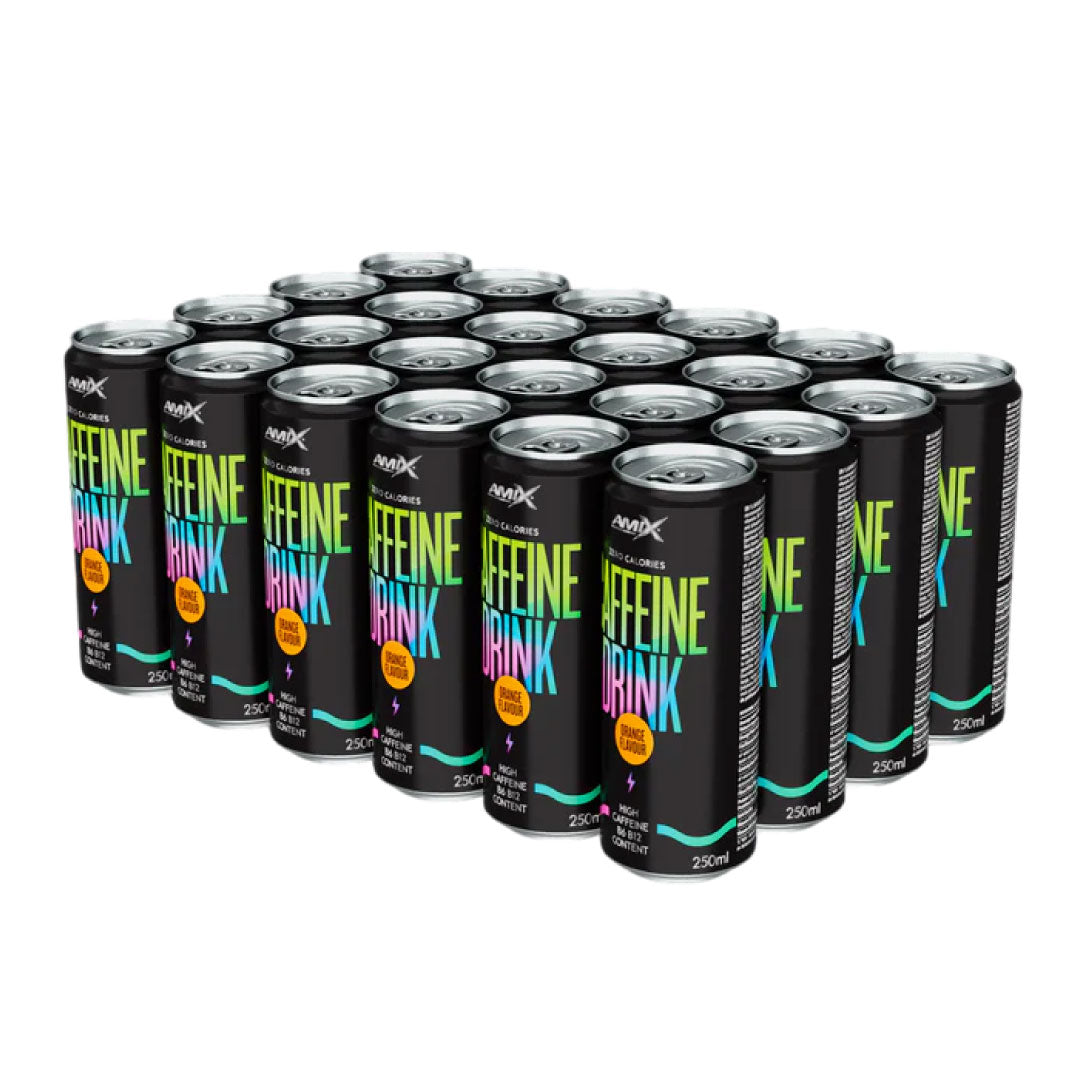 Bebida con cafeína (caja 24 uds de 250ml) sabor naranja de Amix