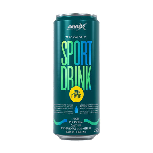 Bebida con electrolitos (caja 24 uds de 250ml) sabor limón de Amix