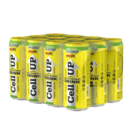 Pre-entreno CellUp Energy drink pack de 12 latas de 500ml