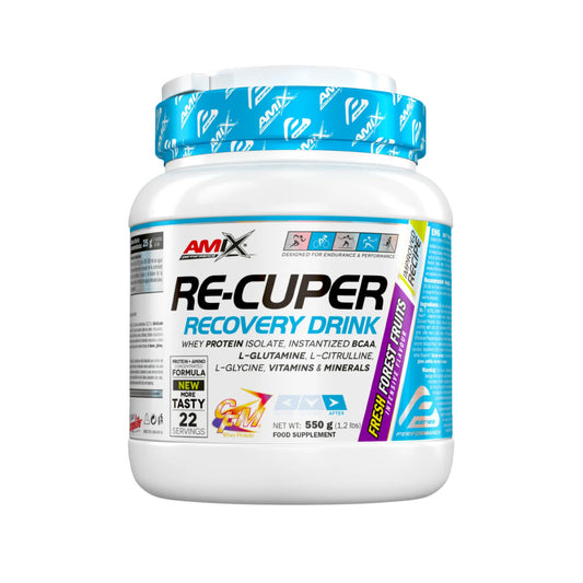 Bebida recuperadora post-entrenamiento Re-Cuper 550g de Amix Performance