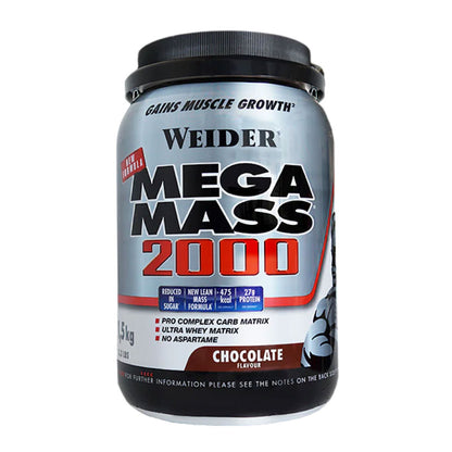 Gainer MEGA MASS 2000 1,5kg de Weider