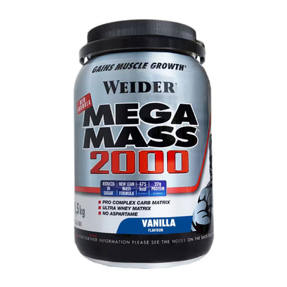 Gainer MEGA MASS 2000 1,5kg de Weider
