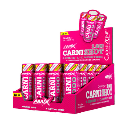 L-Carnitina 3000 Caja 20 uds/60ml CarniShot