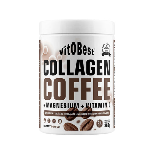 Colágeno hidrolizado con café, magnesio y vitamina C 365g de Vitobest