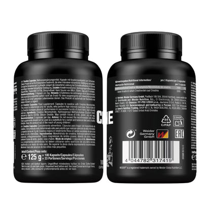 Creatina Creapure premium 100 cápsulas de Weider