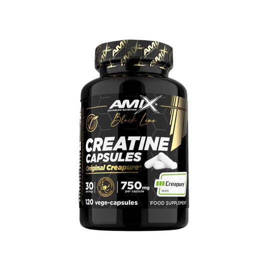 Creatina Creapure en cápsulas de Amix - Black Line