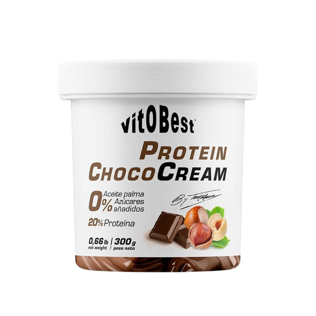 Crema proteica de cacao con avellanas de Vitobest