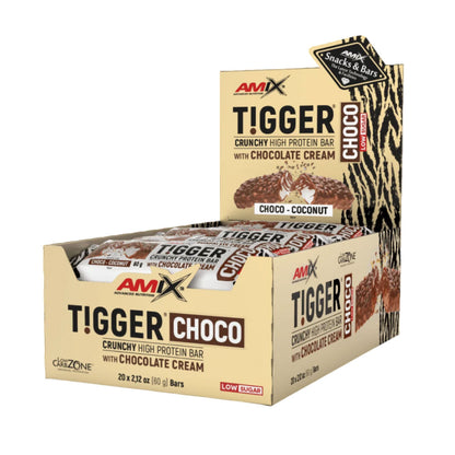 Barritas de proteínas Tigger Crunchy (20 x 60g)