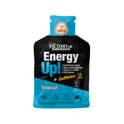 Gel ENERGY UP! con cafeína (pack 24 unidades de 40g) de Victory Endurance