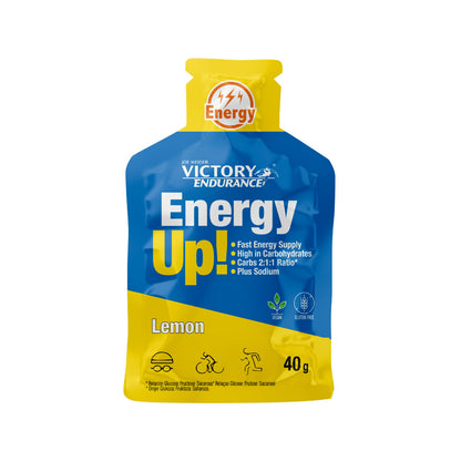 Gel Energy up! (Pack de 24 geles de 40g) de Victory Endurance