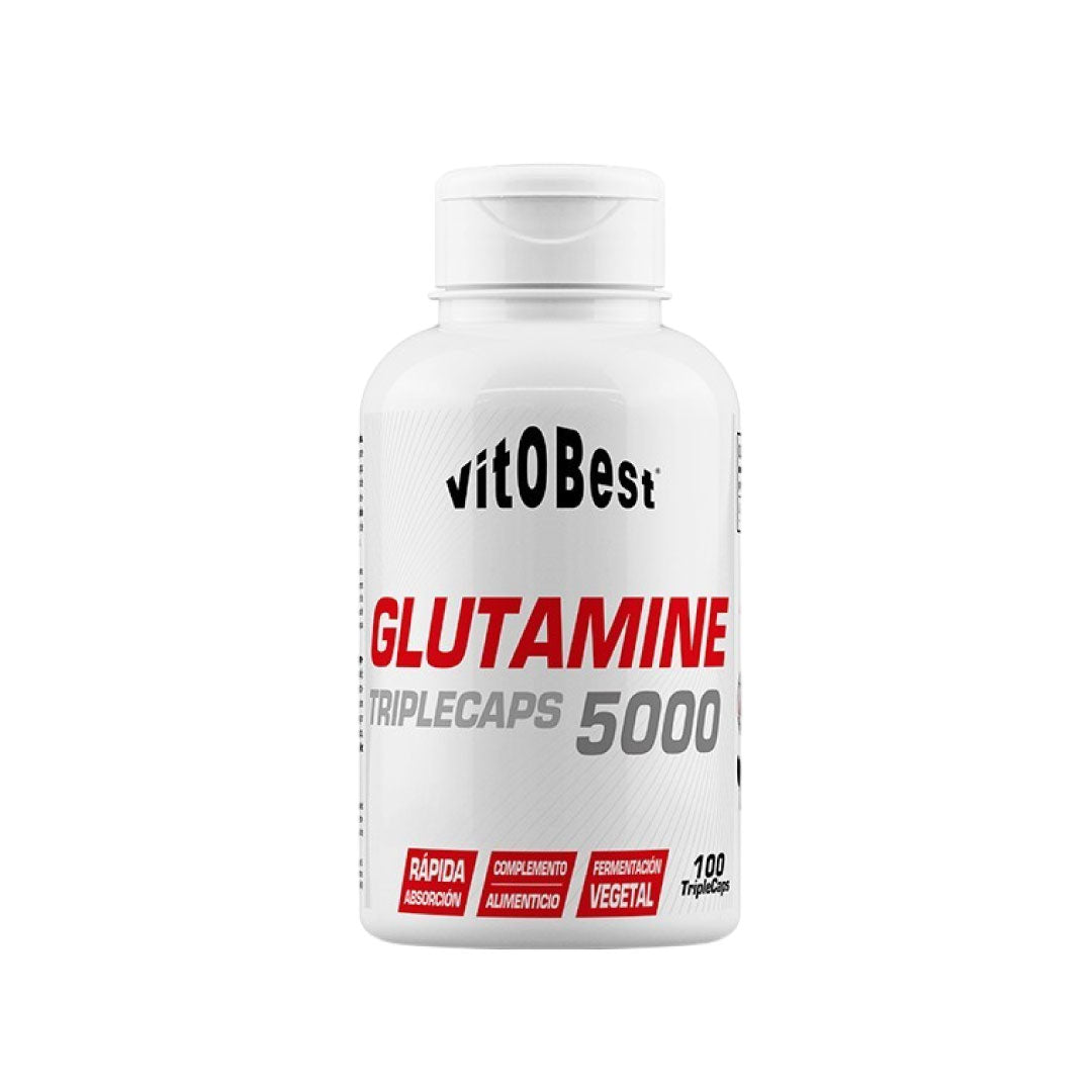 Glutamina 5000 100 cápsulas de Vitobest