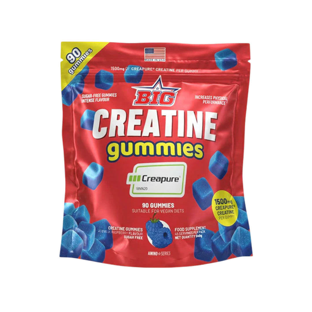 Gominolas de creatina Creapure 90 unidades de Big