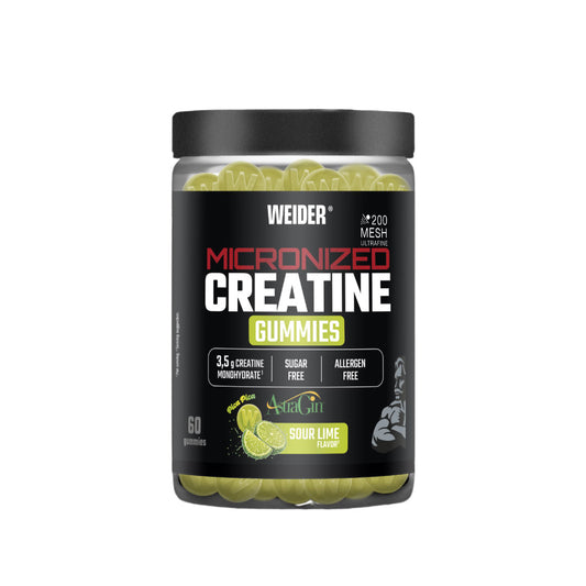 Gominolas de creatina sabor lima 60 unidades de Weider