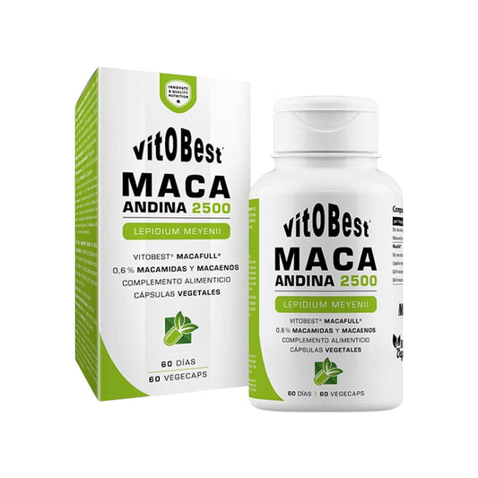 Maca 2500 60 cápsulas vegetales de Vitobest