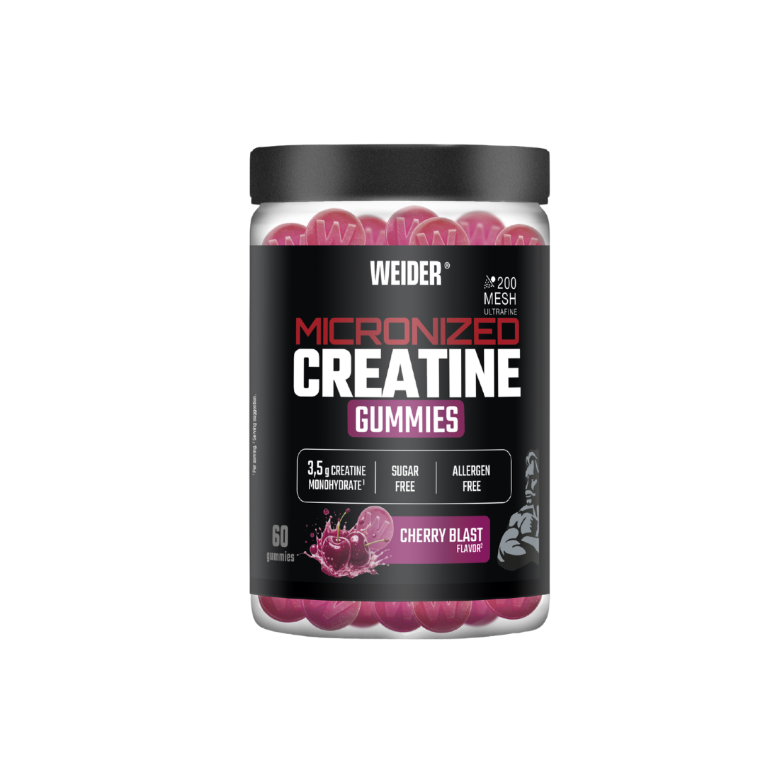 Gominolas de creatina sabor cereza 60 unidades de Weider