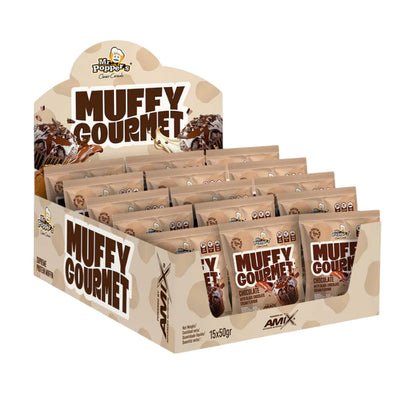 Muffins Gourmet caja de 15 uds. de 50g de Mr. Poppers