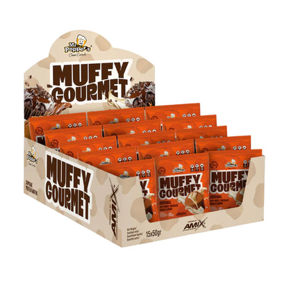 Muffins Gourmet caja de 15 uds. de 50g de Mr. Poppers