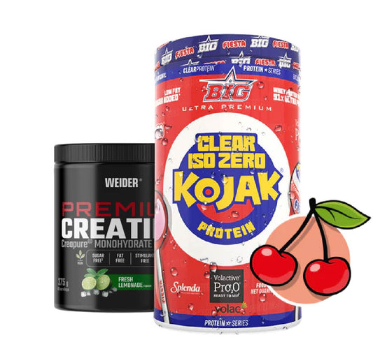 PACK proteína Clear ISO y Creatina premium Creapure sabor limonada
