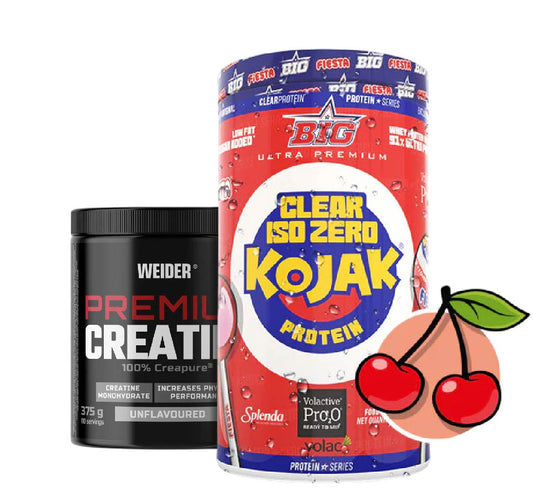 PACK proteína Clear ISO y Creatina premium Creapure sabor neutro
