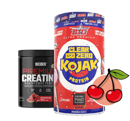 PACK proteína Clear ISO y Creatina premium Creapure sabor sandía