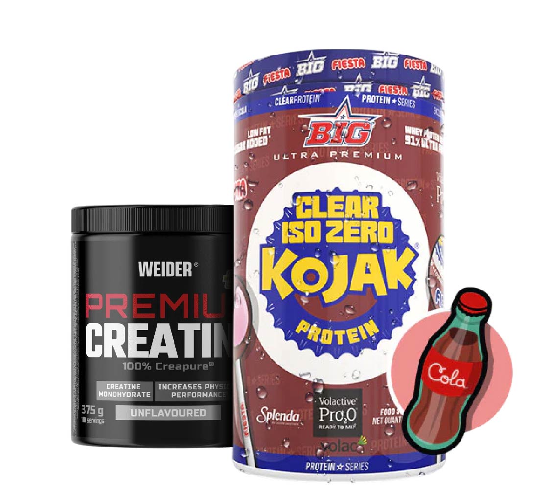 PACK proteína Clear ISO y Creatina premium Creapure sabor neutro