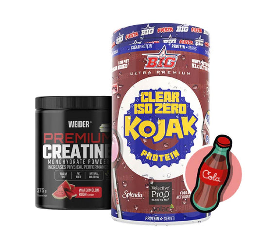 PACK proteína Clear ISO y Creatina premium Creapure sabor sandía