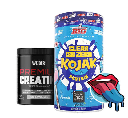 PACK proteína Clear ISO y Creatina premium Creapure sabor neutro