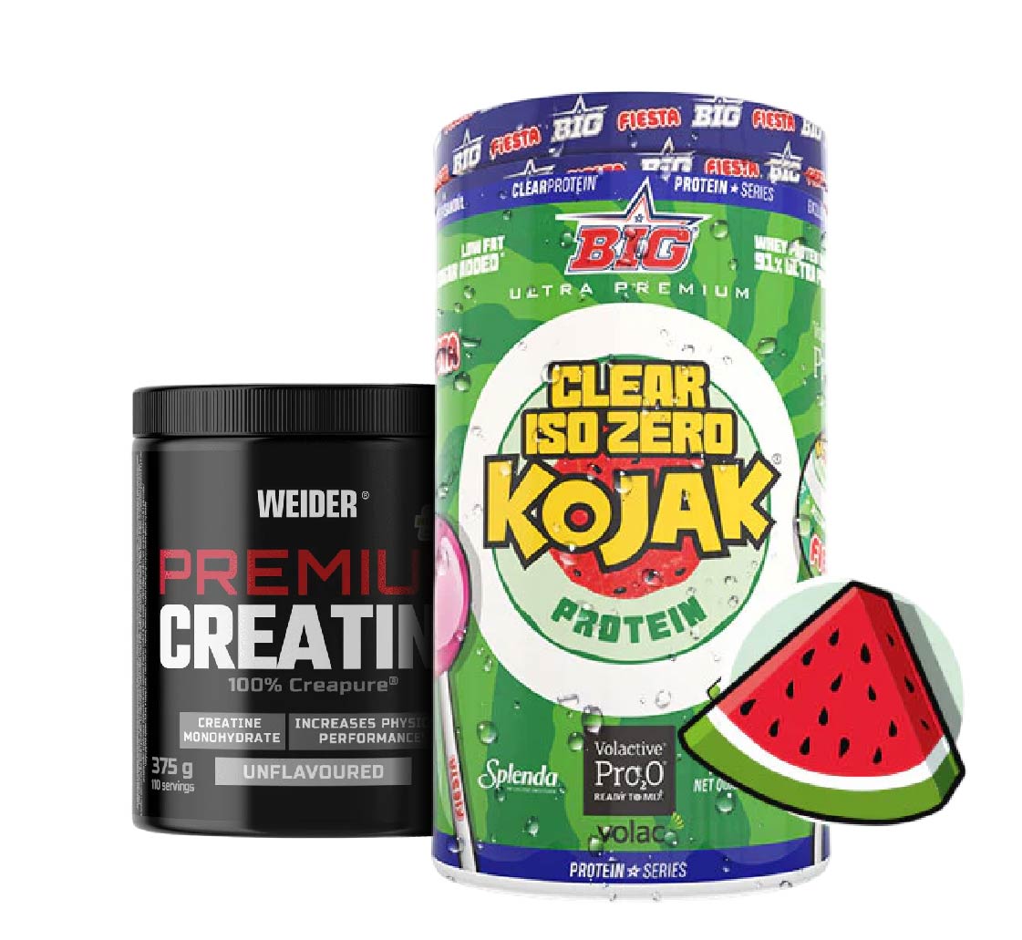 PACK proteína Clear ISO y Creatina premium Creapure sabor neutro