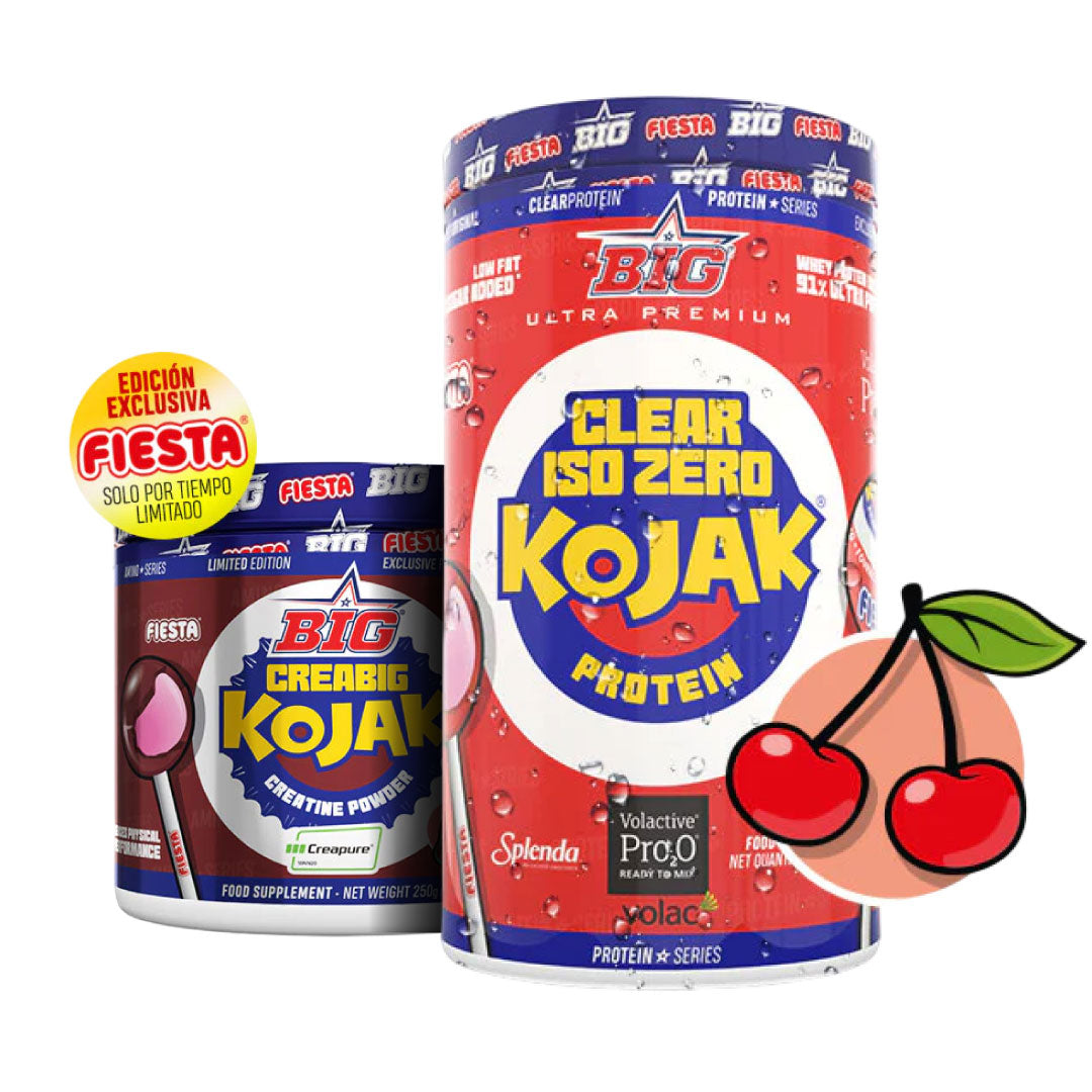PACK proteína Clear ISO y Creatina Creapure KOJAK Cola