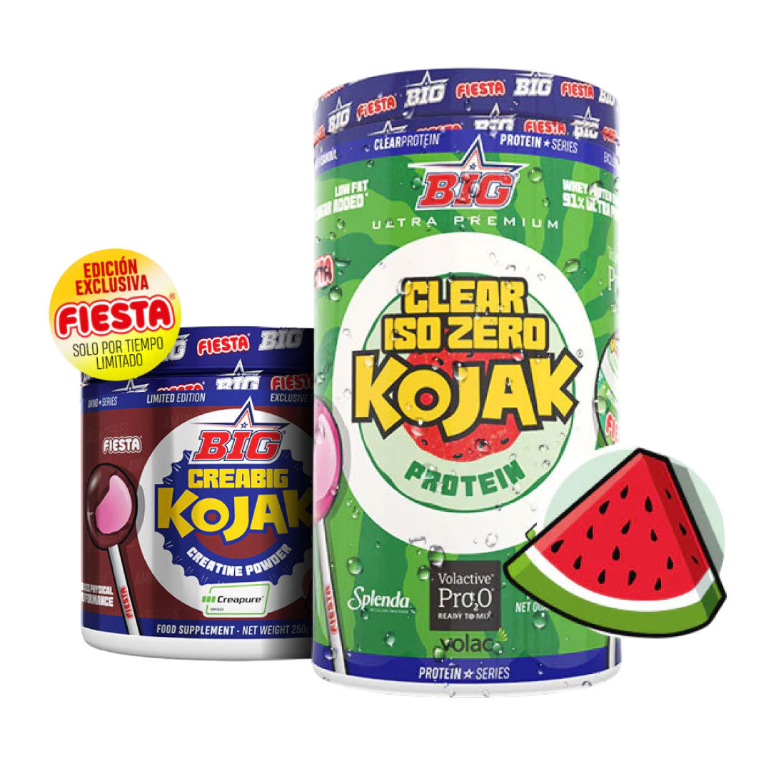 PACK proteína Clear ISO y Creatina Creapure KOJAK Cola