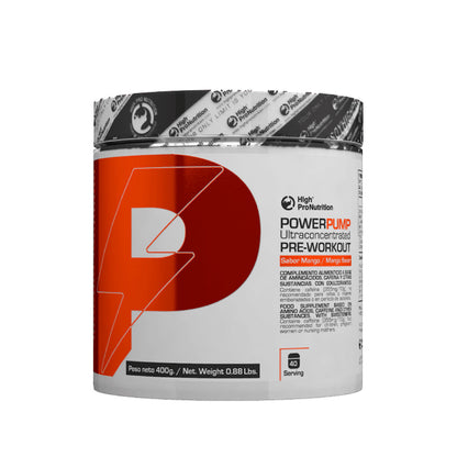Pre-entreno Power pump 400g de HP Nutrition