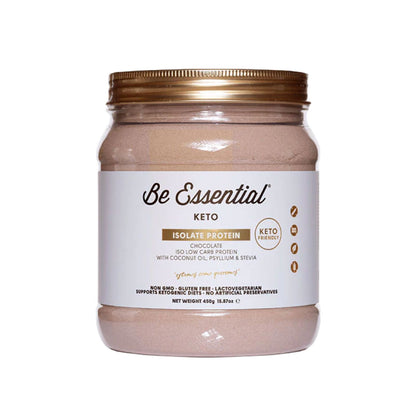 Proteína Isolada Keto con aceite de Coco 450g de Be Essential