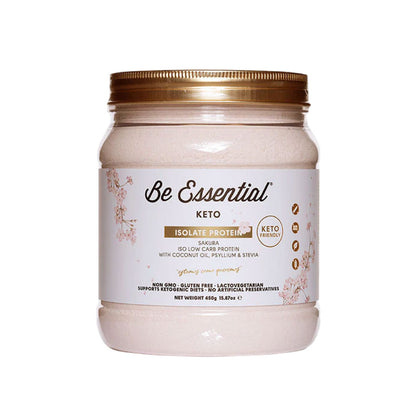 Proteína Isolada Keto con aceite de Coco 450g de Be Essential
