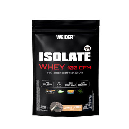 Proteína ISOLATE WHEY 100 CFM saco de 420g de Weider