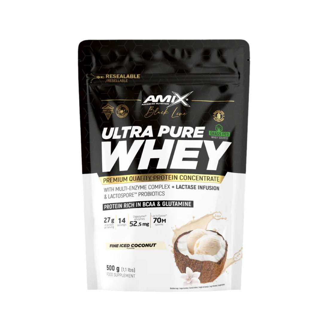 Proteína Whey Ultra Pure 500g de Amix - Black Line
