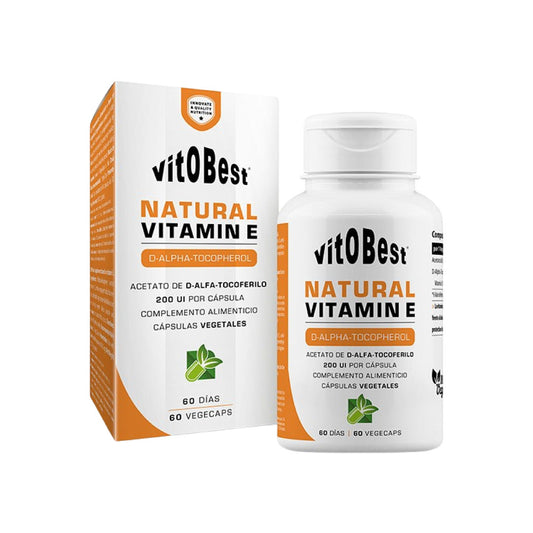 Vitamina E Natural 60 cápsulas de Vitobest