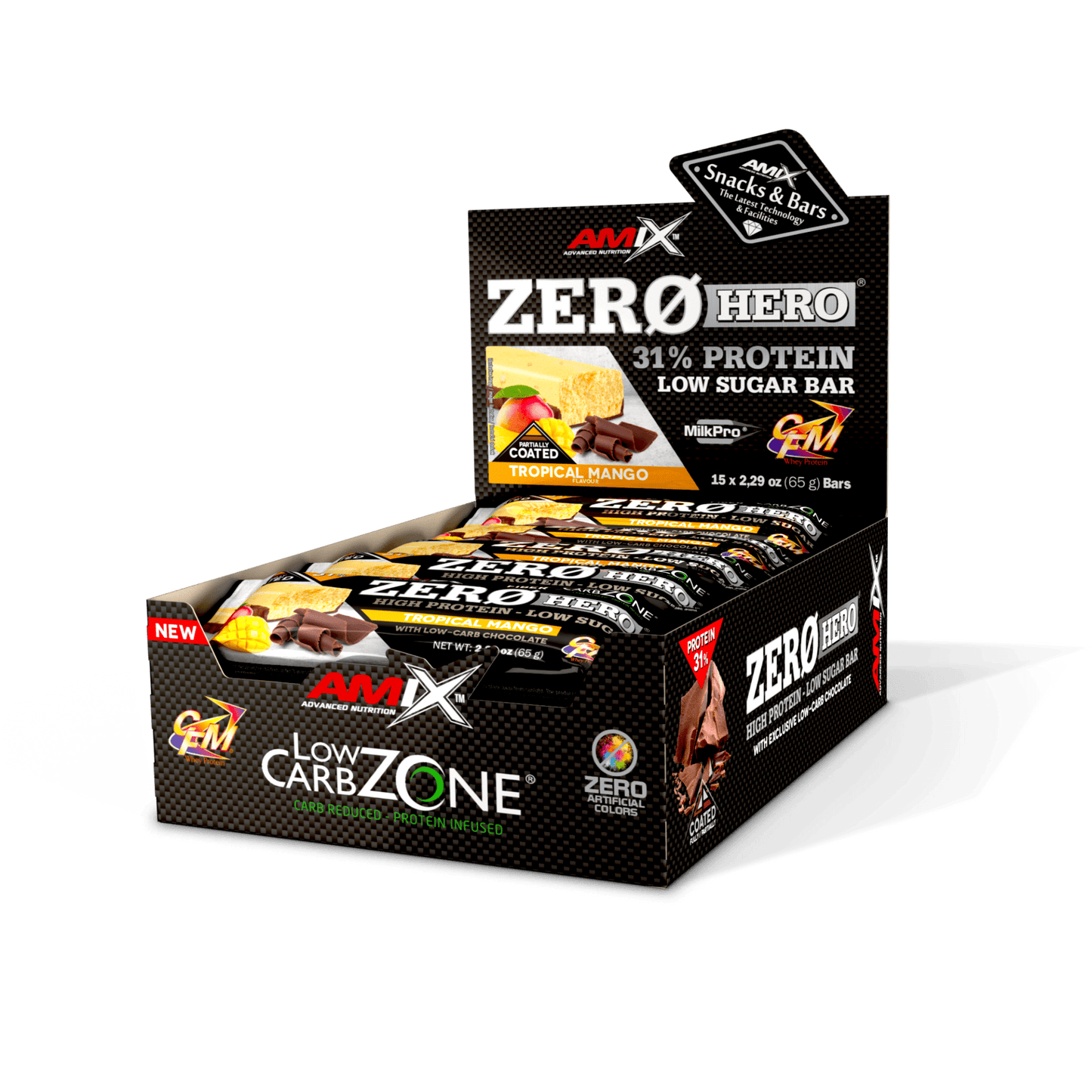 Barrita Proteína ZeroHero 31%  (15 x 65g)